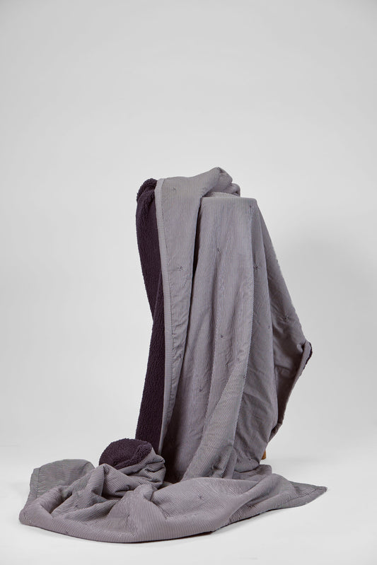 Drift Pinstripe - Sherpa Blanket