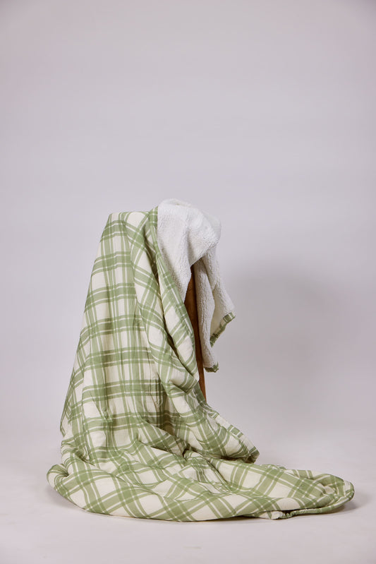 Clover Checks - Sherpa Blanket