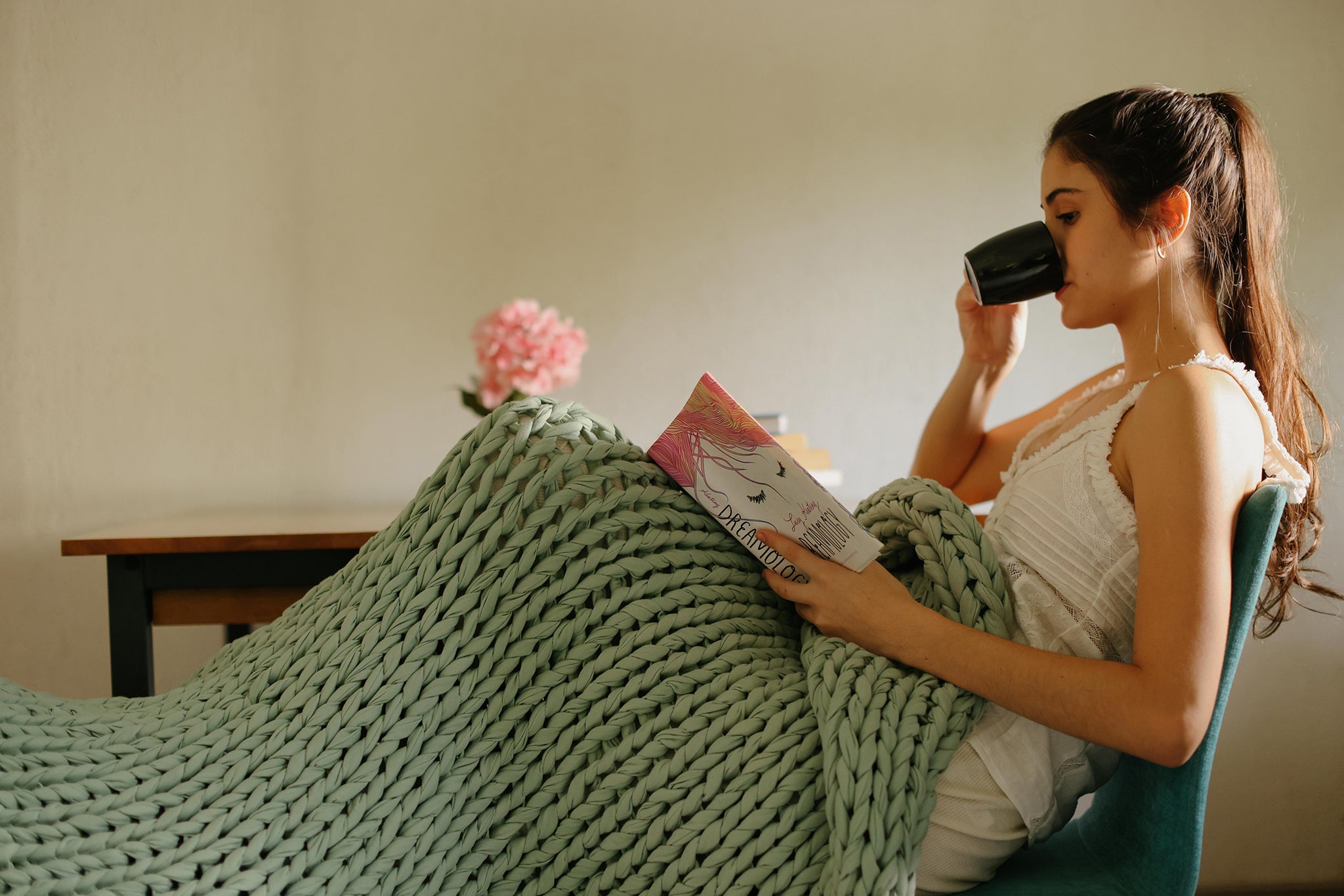 Buy Hand Knitted Weighted Blankets Online Tucked In
