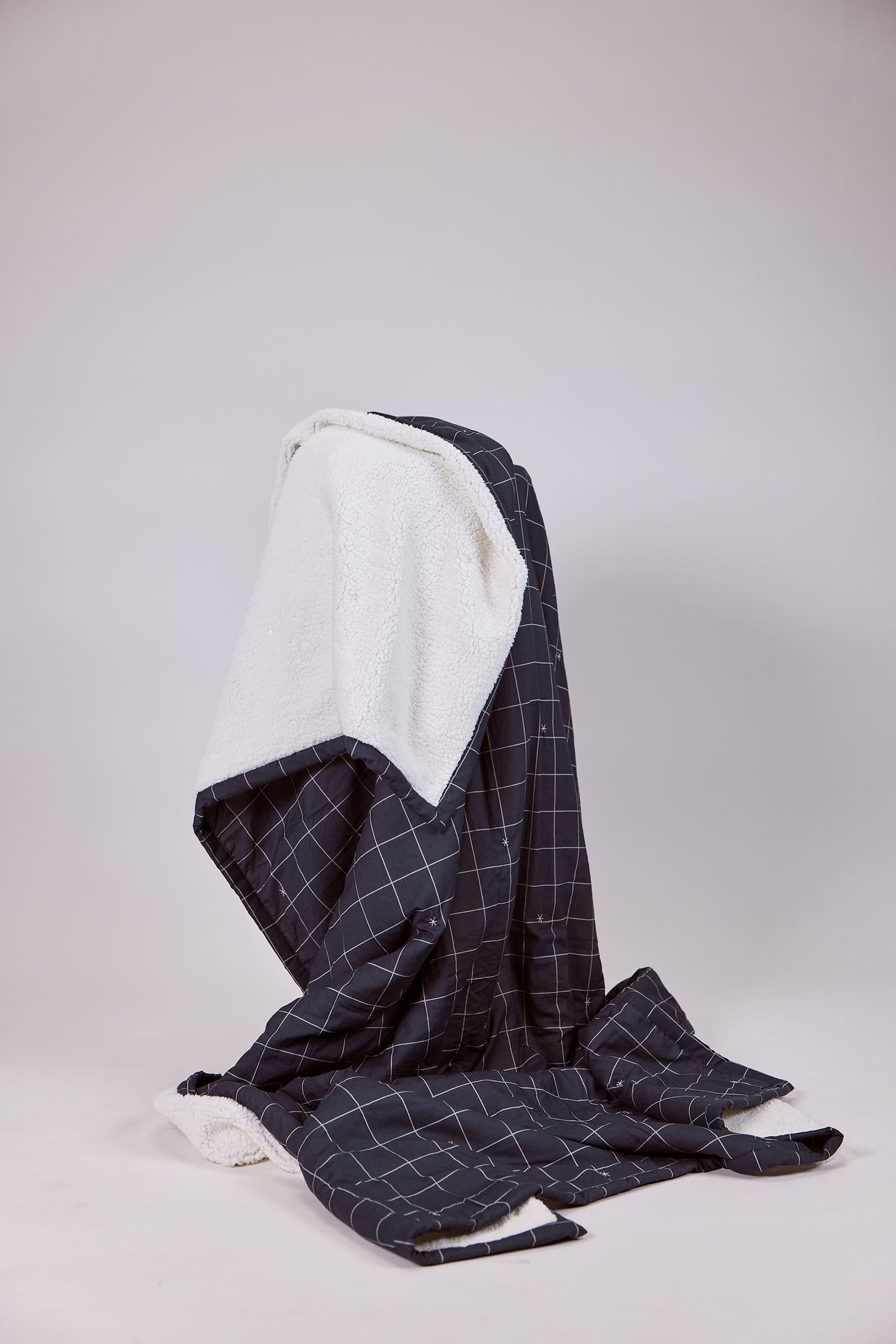 Fine Checks - Sherpa Blanket