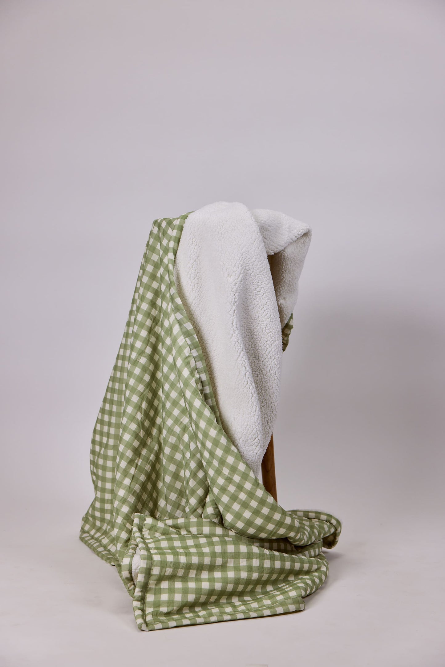 Meadow Checks - Sherpa Blanket