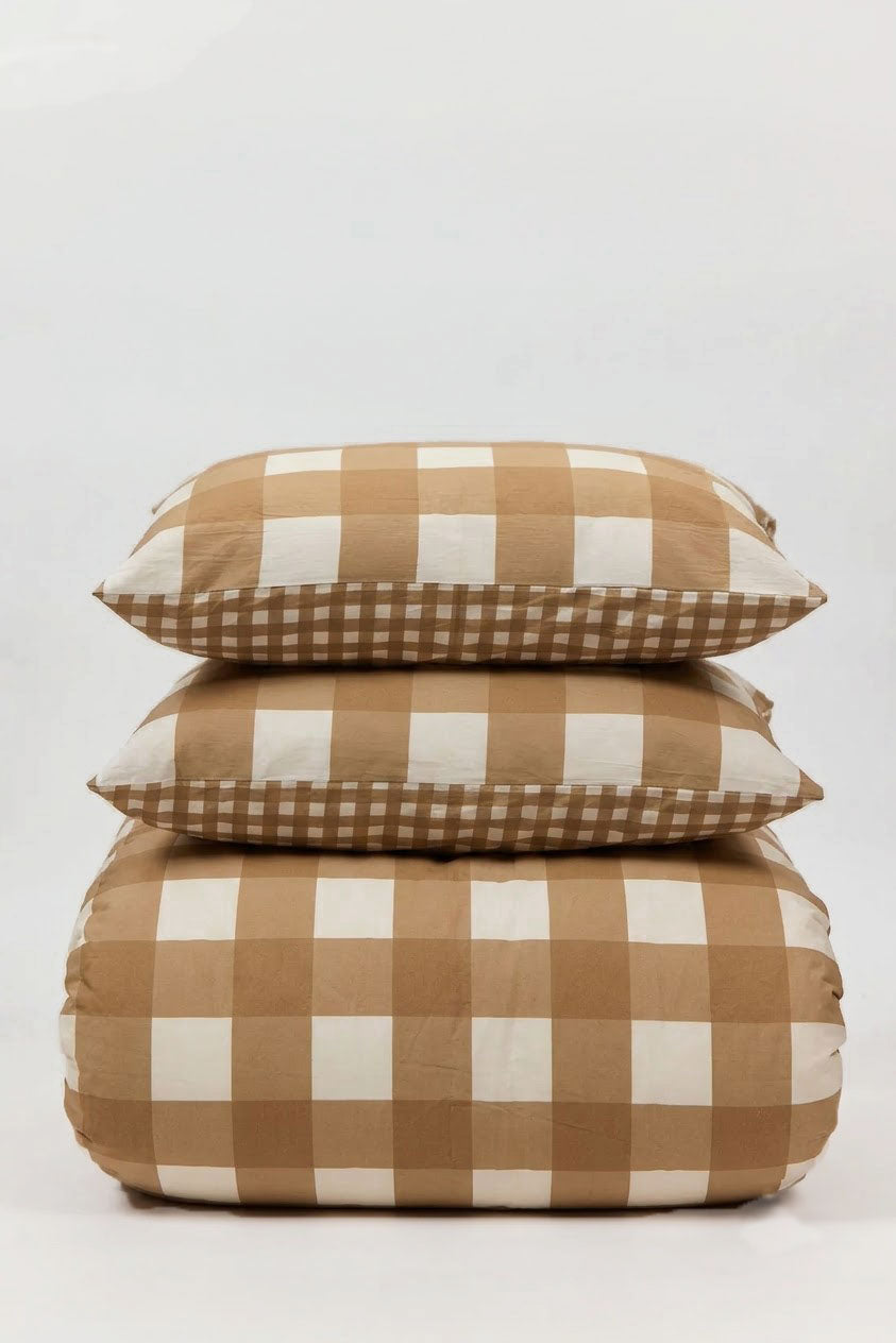 Sunbaked clay checks