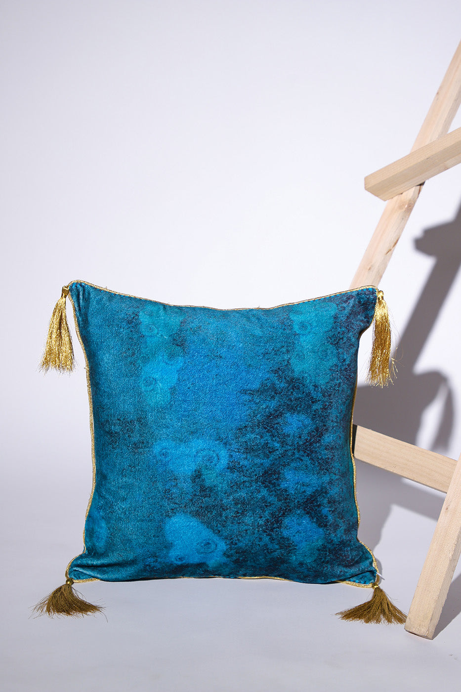 Akash - Cotton Velvet Cushion Cover