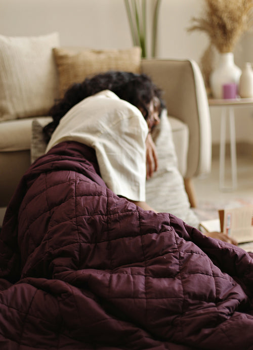 Buy Cotton Weighted Blankets Online – Tucked In - Main Image
